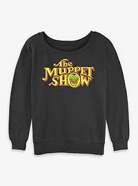 Disney The Muppet Show Simple Logo Womens Slouchy Sweatshirt