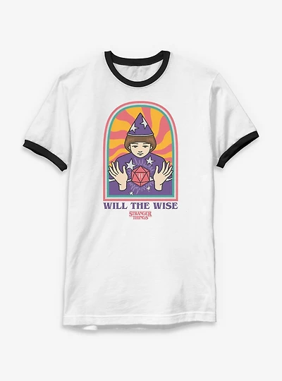 Stranger Things St Wise Will Ringer T-Shirt