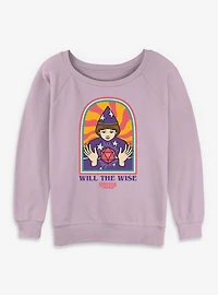 Stranger Things St Wise Will Womens Slouchy Sweatshirt