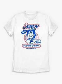 Stranger Things Retro Ahoy Badge Womens T-Shirt