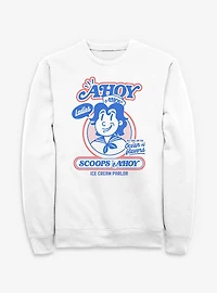 Stranger Things Retro Ahoy Badge Sweatshirt