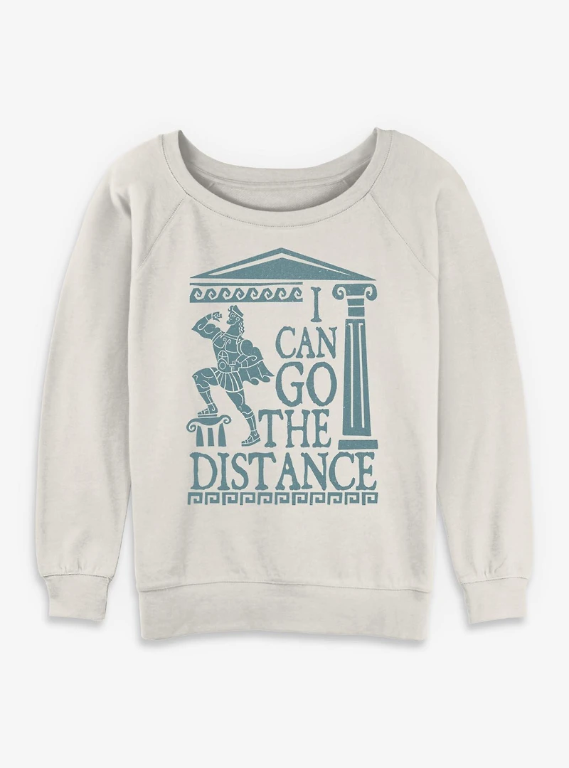 Disney Hercules Distance Gains Womens Slouchy Sweatshirt