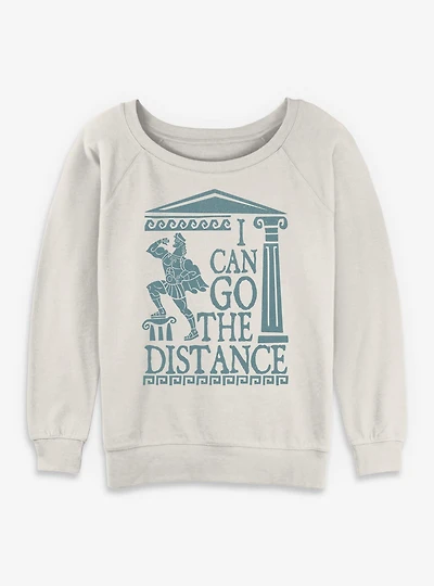 Disney Hercules Distance Gains Womens Slouchy Sweatshirt