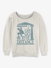 Disney Hercules Distance Gains Womens Slouchy Sweatshirt