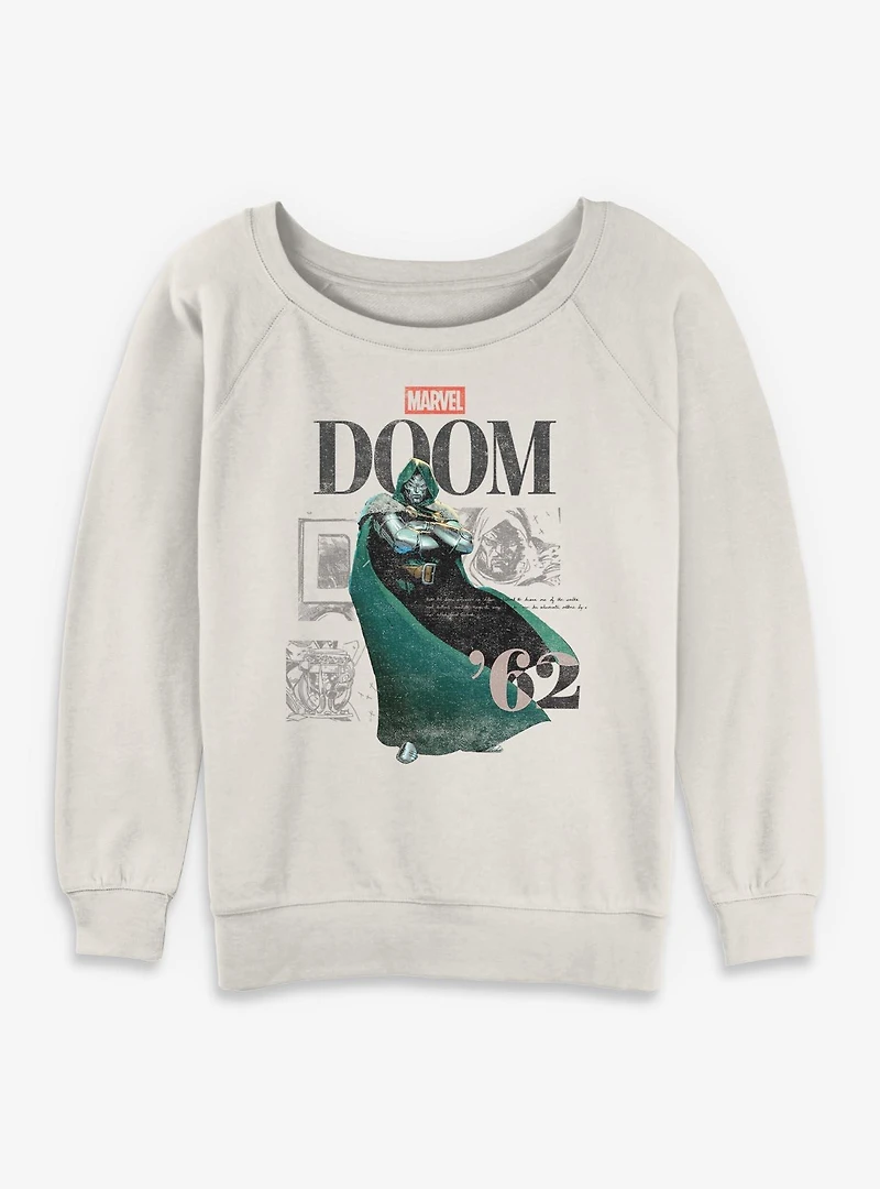 Marvel Doctor Doom Maximalist Womens Slouchy Sweatshirt