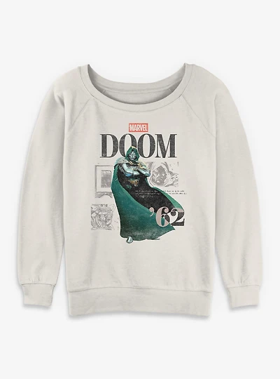 Marvel Doctor Doom Maximalist Womens Slouchy Sweatshirt