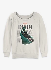Marvel Doctor Doom Maximalist Womens Slouchy Sweatshirt