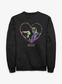 Universal Monsters Frankenstein & Bride Of Love Sweatshirt