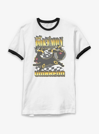 Pokemon Umbreon Check Ringer T-Shirt