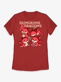 Dungeons & Dragons Dragon Cutes Womens T-Shirt
