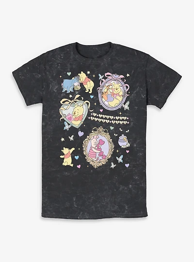 Disney Winnie The Pooh Friendship Collage Mineral Wash T-Shirt
