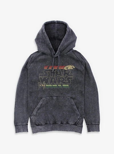 Disney Star Wars Retro Mineral Wash Hoodie
