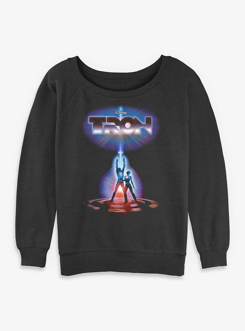 Tron Vintage Classic Womens Slouchy Sweatshirt
