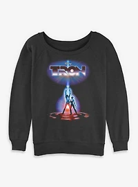 Tron Vintage Classic Womens Slouchy Sweatshirt