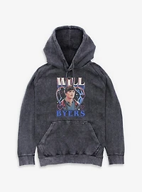 Stranger Things Willy Foreally Mineral Wash Hoodie