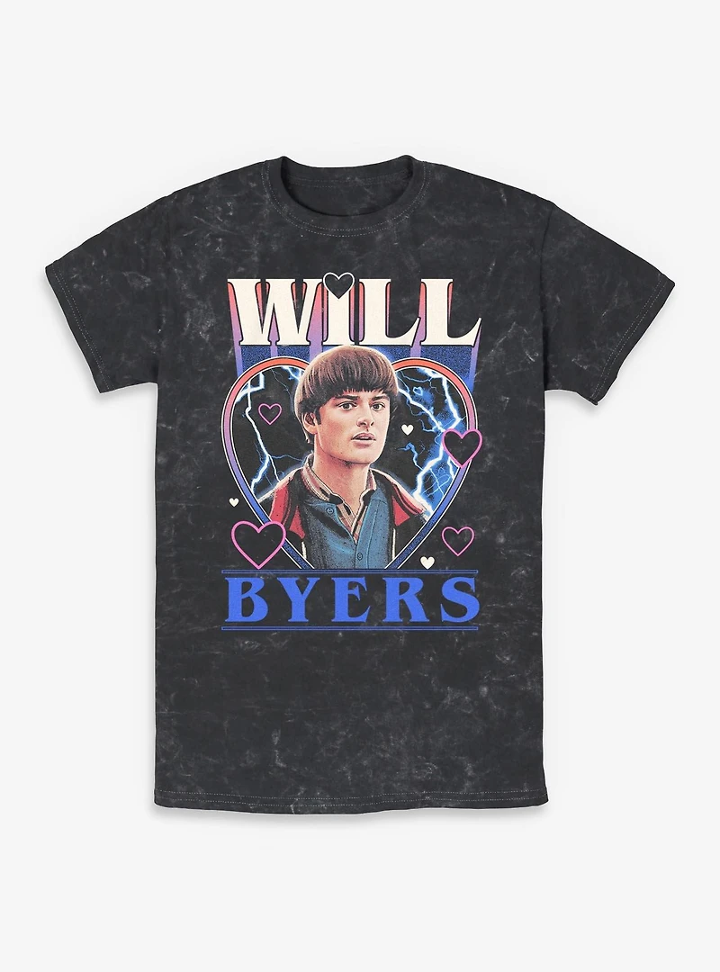 Stranger Things Willy Foreally Mineral Wash T-Shirt