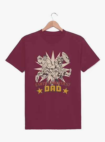 Marvel Earths Mightiest Dad T-Shirt