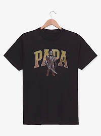 Star Wars The Mandalorian Papa Mando Collegiate T-Shirt