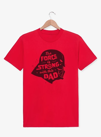 Star Wars Vader The Force With Dad T-Shirt