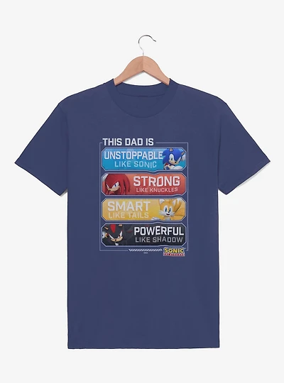 Sonic The Hedgehog My Dad Is Unstoppable T-Shirt