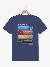 Sonic The Hedgehog My Dad Is Unstoppable T-Shirt