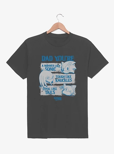 Sonic The Hedgehog Dad Attributes T-Shirt