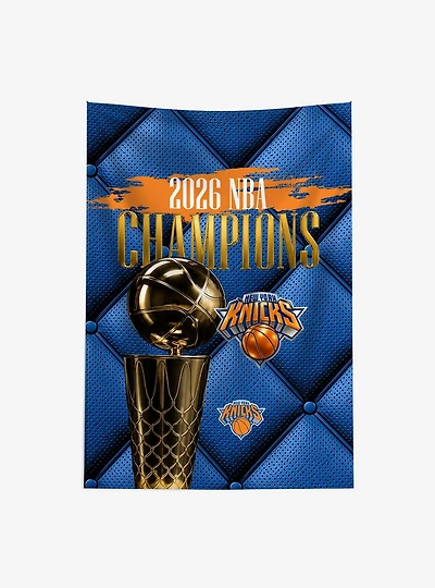 New York Knicks 2026 NBA Champions Gilded Tapestry