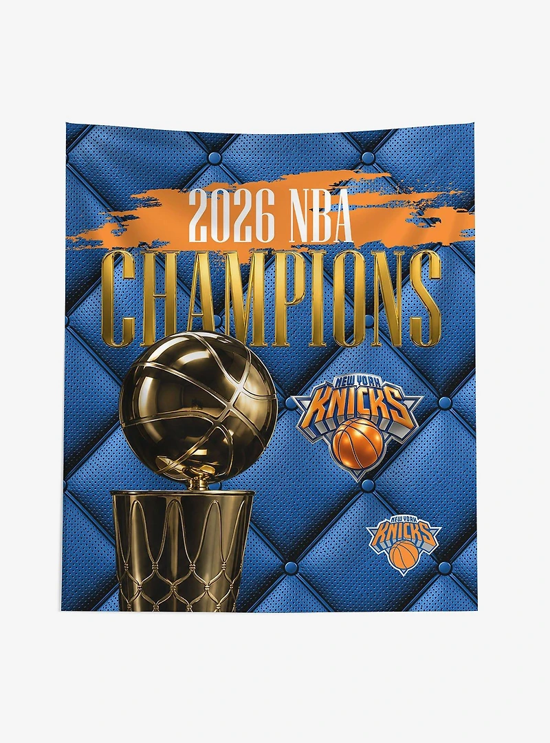 New York Knicks 2026 NBA Champions Noble Wall Hanging