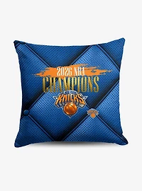 New York Knicks 2026 NBA Champions Imperial Throw Pillow