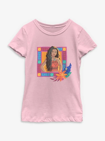 Disney Moana Live Action Framed Youth Girls T-Shirt