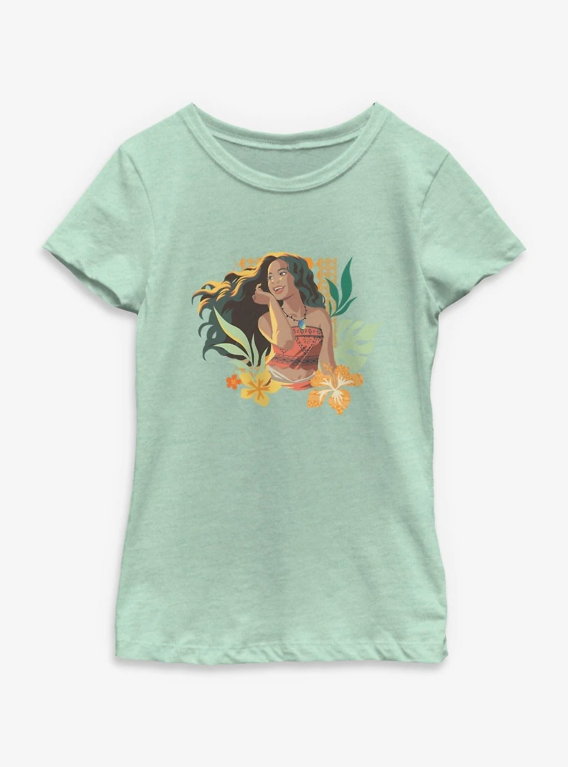 Disney Moana Live Action Happy Youth Girls T-Shirt