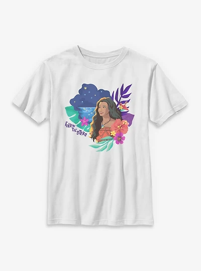 Disney Moana Live Action Follow The Stars Youth T-Shirt