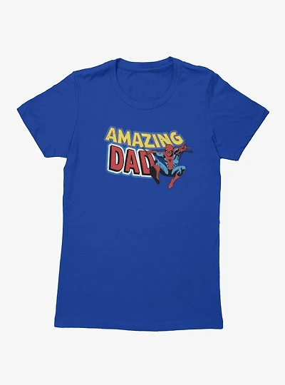 Marvel Comics Retro Amazing Dad Spider-Man Womens T-Shirt