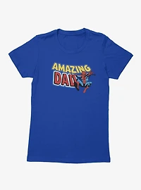 Marvel Comics Retro Amazing Dad Spider-Man Womens T-Shirt