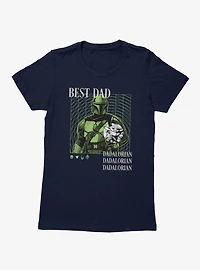 Star Wars The Mandalorian Best Dadalorian Radar Lock On Womens T-Shirt