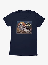 Star Wars The Mandalorian Number 1 Galaxy Dad Speeder Womens T-Shirt