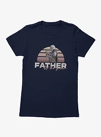 Star Wars The Mandalorian Father Of Year Sunset Womens T-Shirt