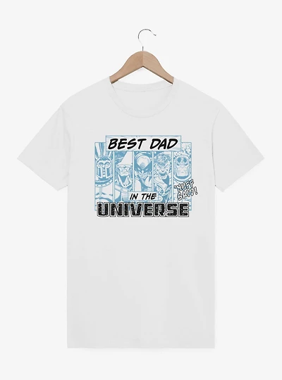 Marvel Comics Retro Best Dad Nuff Said Comic Panels T-Shirt