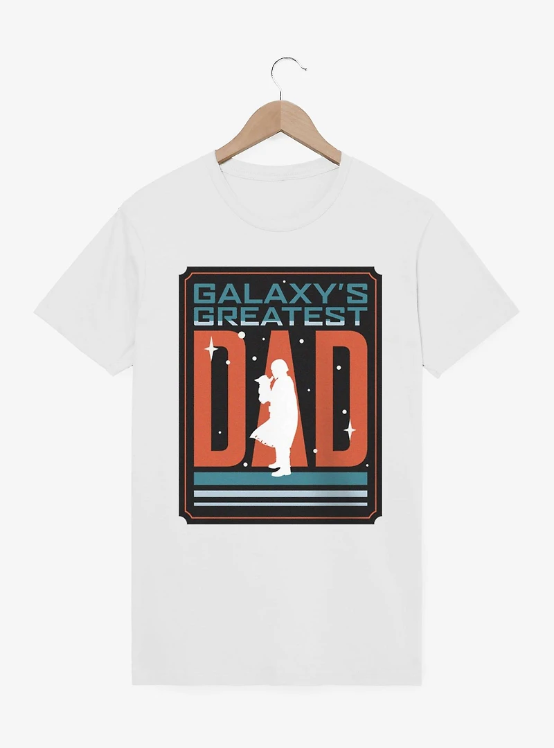 Star Wars The Mandalorian Galaxy's Greatest Dad Poster T-Shirt