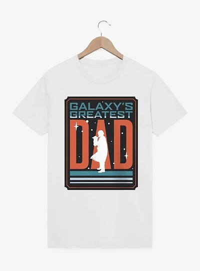 Star Wars The Mandalorian Galaxy's Greatest Dad Poster T-Shirt