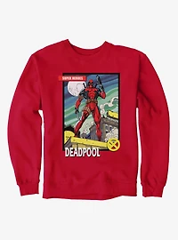 Marvel Deadpool Super Hero Card Sweatshirt