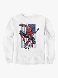 Marvel Spider-Man Flag Leap Sweatshirt