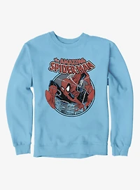 Marvel Spider-Man Web Sling Circle Sweatshirt