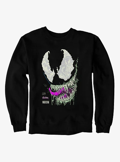 Marvel Comics Retro Venom Lethal Protector Panel Eyes Sweatshirt