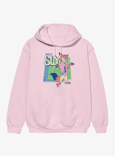 Disney Pixar Zootopia 2 Keep It Sly Fox Shrug Hoodie