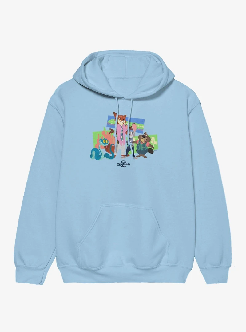 Disney Pixar Zootopia 2 New Friends Around Town Hoodie