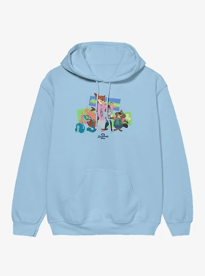 Disney Pixar Zootopia 2 New Friends Around Town Hoodie
