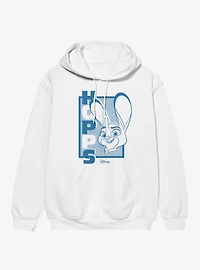 Disney Pixar Zootopia 2 Judy Hopps Portrait Poster Hoodie