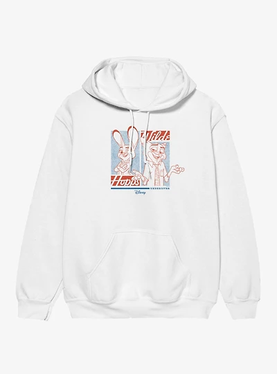 Disney Pixar Zootopia 2 Hopps & Wilde Undercover Print Hoodie