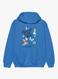Disney Alice Wonderland Flowers Can't Talk Wildflower Hoodie